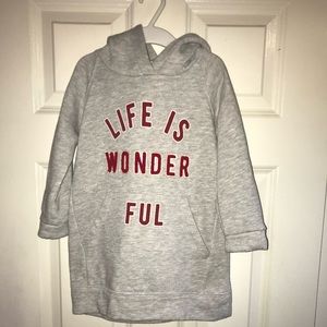 Zara girls long hoodie
